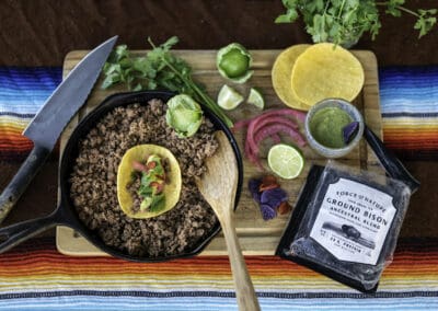 Force of Nature Grass-Fed Bison Tacos