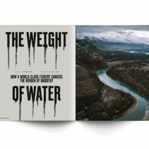 The weight of water - Elk River between British Columbia and Montana.