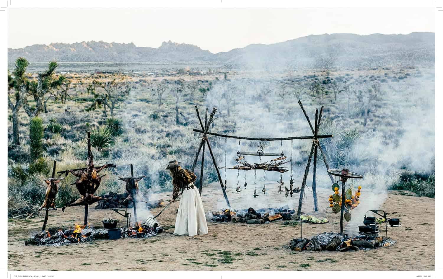 Sarah Glover open fire cooking