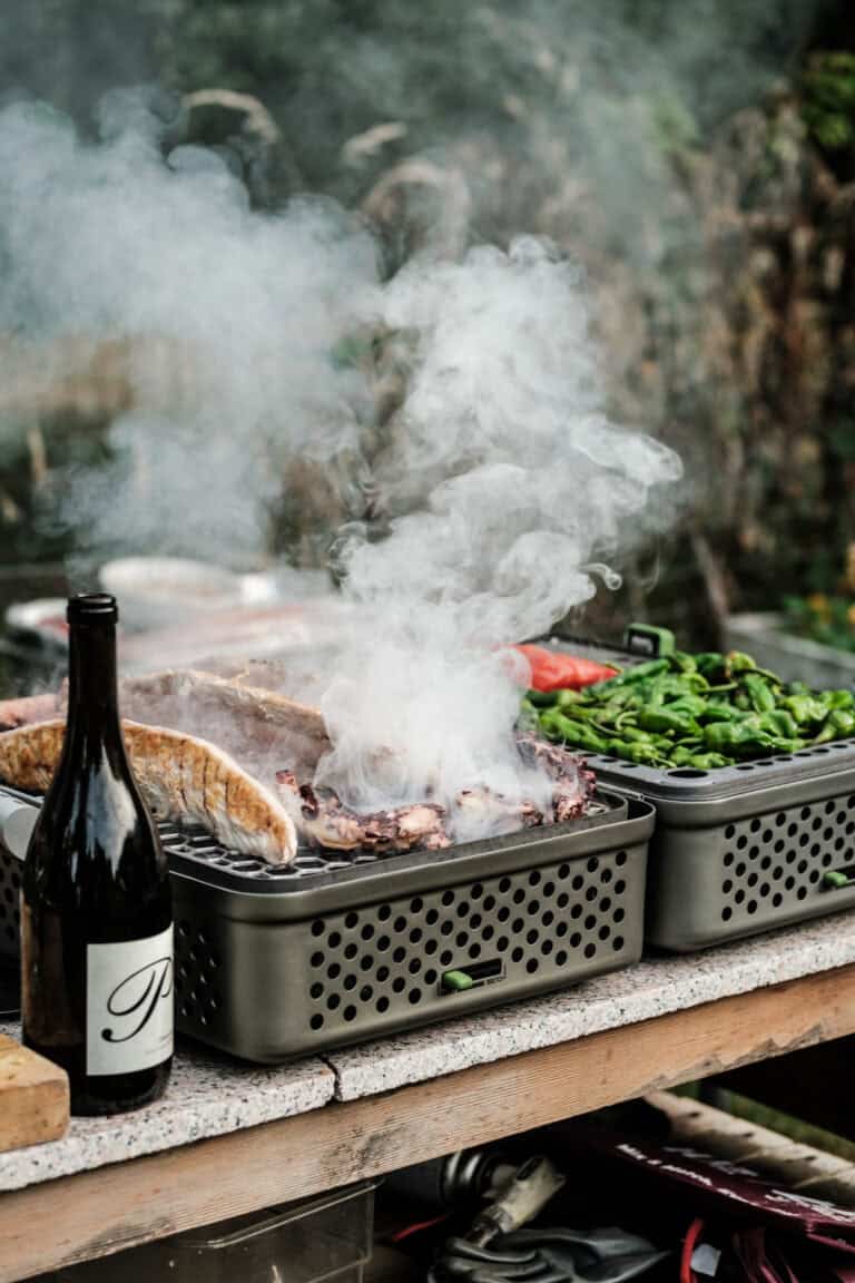 Octopus on the grill