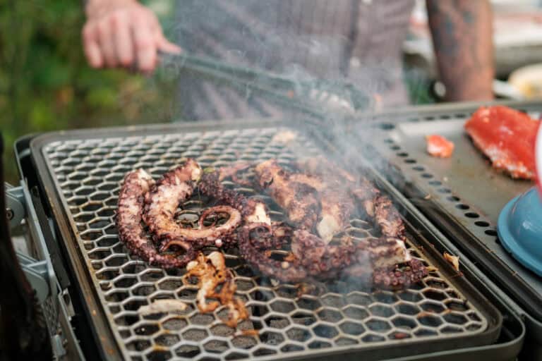Elias Grilling Octopus